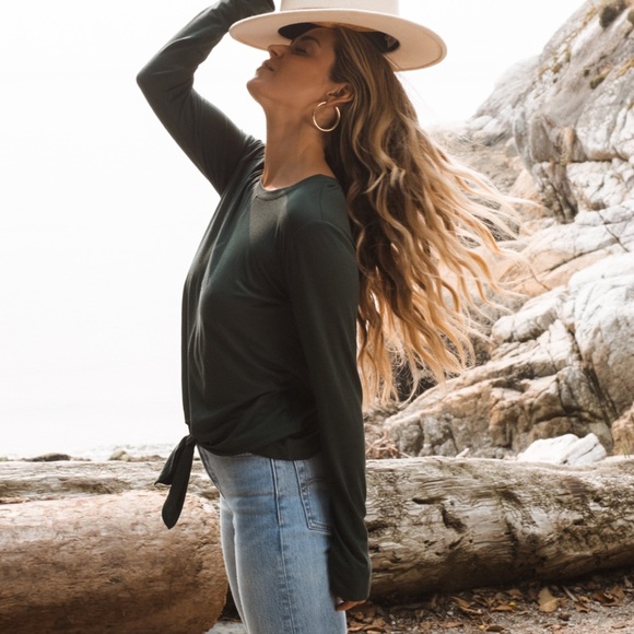 Jackson Rowe Long Sleeved Rosebud Tee - Picture 2 of 4